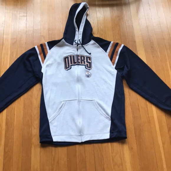 Reebok Shirts | Face Off Collection Edmonton Oilers Hoodie | Poshmark
